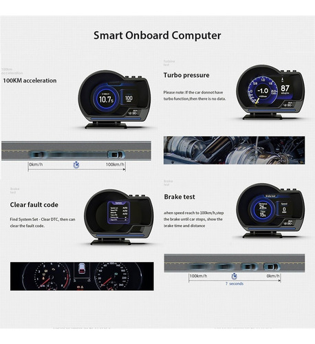 Ttt Velocímetro Com Head-up Display Auto Hud