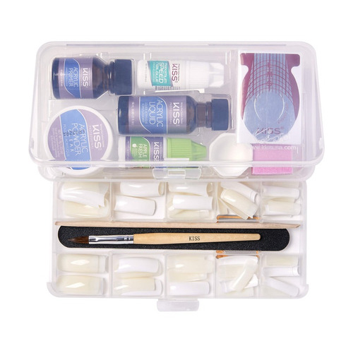 Kit De Uñas Kiss Complete Salon Acrylic
