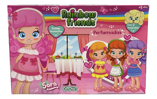 Rainbow Friends Muñeca Perfumada C/accesorios Ditoys Yamanca