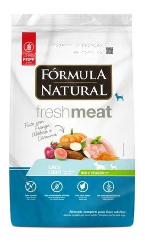 Fórmula Natural Fresh Meat Cães Adultos Light Portes Mini E Pequeno 7kg