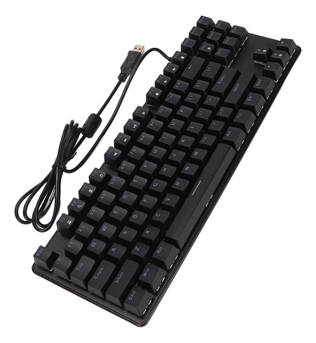 Teclado Mecânico De 87 Teclas, Azul, Luz De Fundo Rgb, Duas