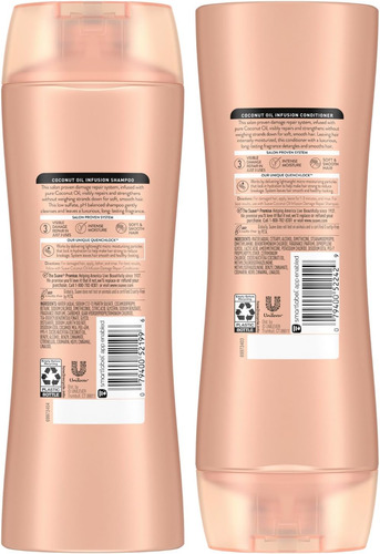Conjunto Suave De Shampoo E Condicionador Para Infusão De Ól
