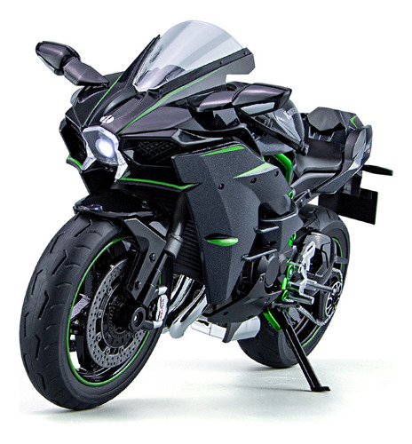 Kawasaki Ninja H2r Miniatura Metal Moto Adornos Coleccion
