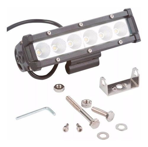 Faro Auxiliar Barra 6 Led Cree 36w Moto Potente Solomototeam