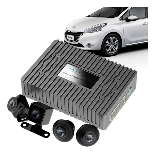 Camera De Ré 360 Graus Peugeot 208 2014 2015 2016 2017 18 19