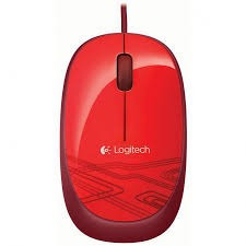 Mouse Logitech M105 Usb 1000dpi Diseño Ambidiestro Rojo