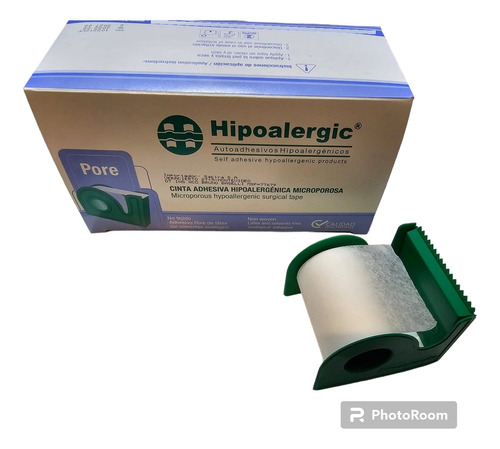 Caja  6 Cintas Hipoalergénica Microporosa Dispensador 5 Cm 