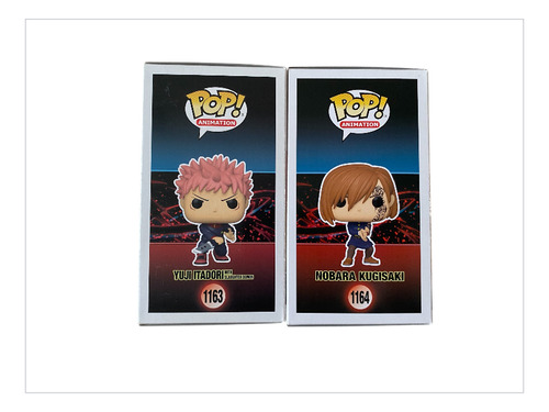 Funko Pop Jujutsu Kaisen Yuji Itadori Y Nobara Kugisaki Msi (Usado)