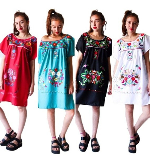 Vestidos Mexicanos Bordados | MercadoLibre 📦