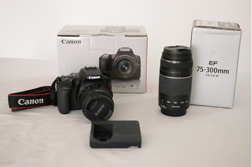  Canon Eos Rebel Sl3 18-55mm Is Stm + 75-300mm Iii Kit Dslr 