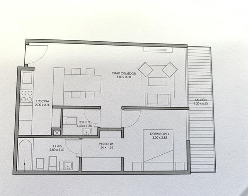 Imagen 6 de 6 de Cassa Luiggi: 1 Suite De Lujo En Construcción - Entrega Junio 2020.