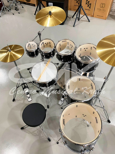 Bateria Bumbo 22 Completa 4tom 6 8 10 12 + 2surdo 14 16 Xpro