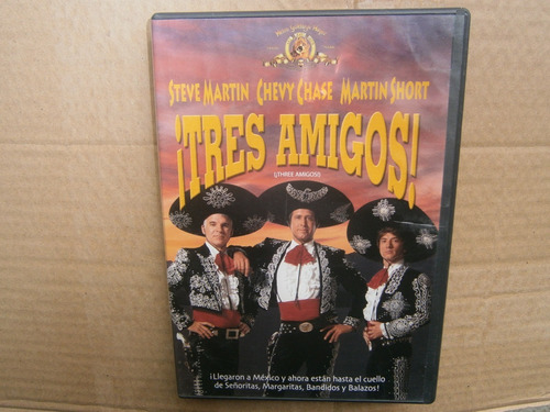 Tres Amigos Dvd Steve Martin Chevy Chase Alfonso Arau Landis