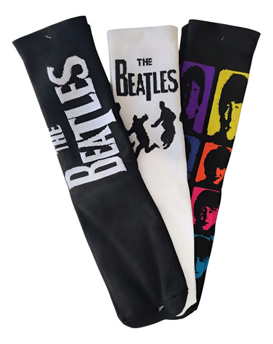 Calcetas Largas The Beatles (3 Pares) Varios The Beatles Unitalla