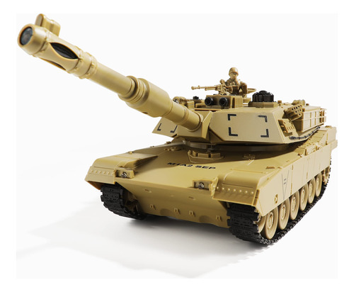 Tanque De Control Remoto, Rc Us M1a2 Abrams Army Tank Toy, 2