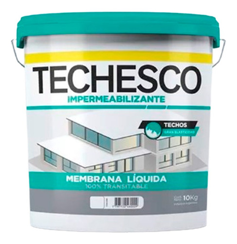 Techesco Membrana Líquida 10 Kilos Colores Transitable Mm