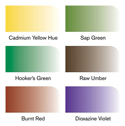 Juego De Acuarelas Winsor & Newton Promarker, 6 Unidades, Fo