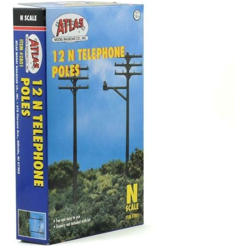 Atlas 2801 12 Telephone Poles N