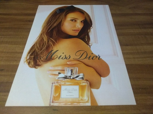 (pg384) Natalie Portman * Publicidad Miss Dior