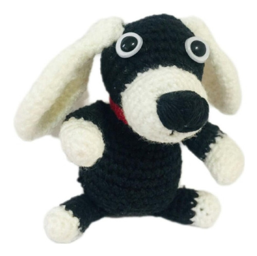 Llavero De Perrito Tejido A Crochet