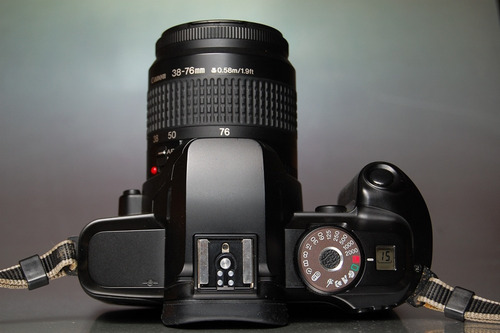 Camera Canon Analógica Igual Uma Nova Em 12 X Sem Juros
