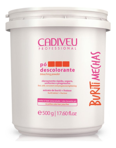 Cadiveu Buriti Mechas Po Descolorante 500g