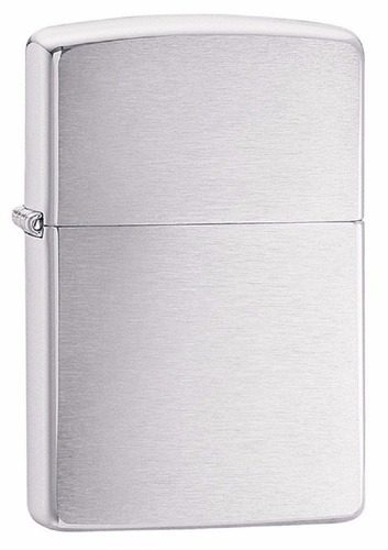 Encendedor Zippo 200 Plateado Esmerilado Se Graba Agente Of.