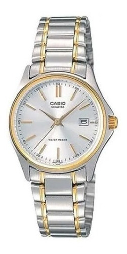 Reloj Casio Mujer Clásico Ltp1183g-7adf Calendario Combinado