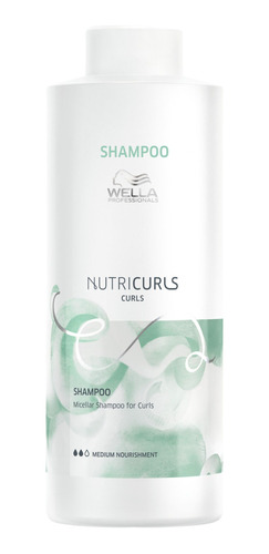 Wella Nutricurls Rulos Shampoo Micelar X 1000