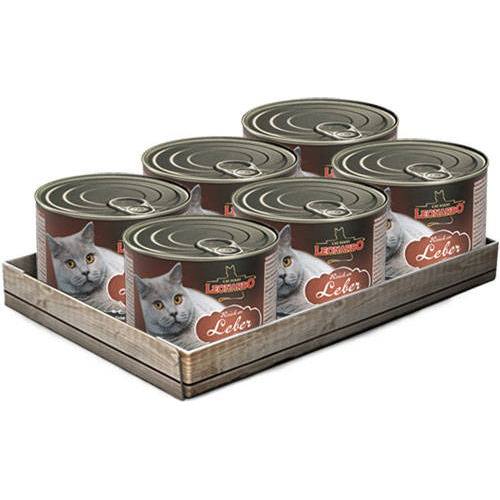 Leonardo Cat Food Reich An Leber 200g Pack 6 Unidades