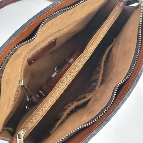 Patricia Nash Calvi Satchel Signature Map Bolso De Hombro Me