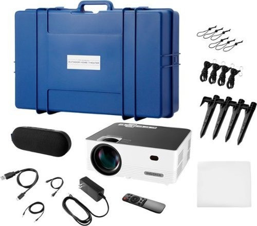 Kit Completo De Proyector Para Exteriores Con Pantalla