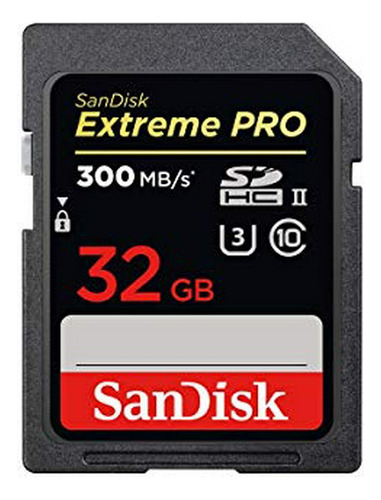 Tarjeta De Memoria Sandisk Extreme Pro 32 Gb - Sdhc Uhs-ii -