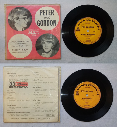 Peter & Gordon Compacto Vinil Nac A World Without Love 1964