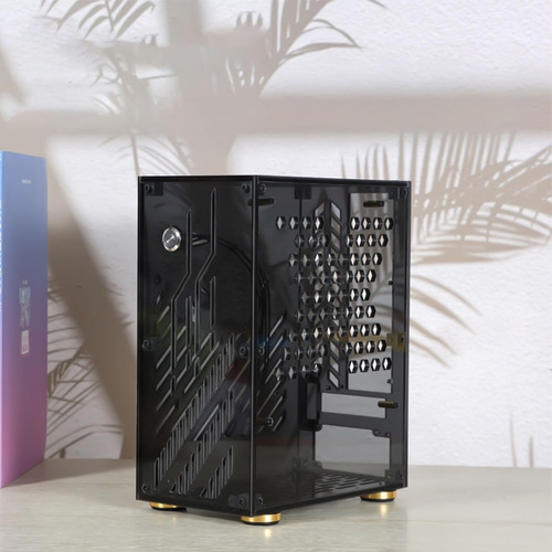 Case De Mini Itx Acrílico Transparente De Gowenic, Capacidad