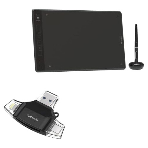 Lector De Tarjetas Boxwave Para Huion Giano - Jet Black