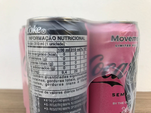 Coca Cola Rosalia Movement Creations 310 Ml - Fardo 6 Latas