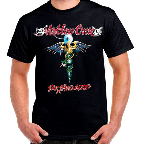 Mötley Crüe Dr. Feelgood Diseño Polera Estampada