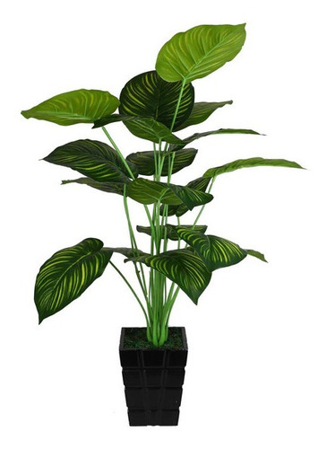 Planta Artificial Monstera + Maceta Costilla Misionera