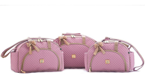 Conjunto Bolsas Maternidade Bebe Enxoval Miellu - 4 Peças