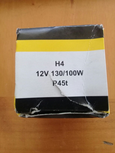 Bombillo H4 100/130 12v Luz Amarillo