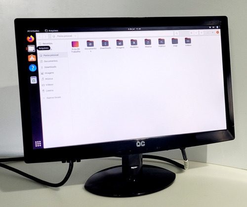 Imagem 3 de 5 de Monitor Aoc Led E1621sw - Ver Descrição