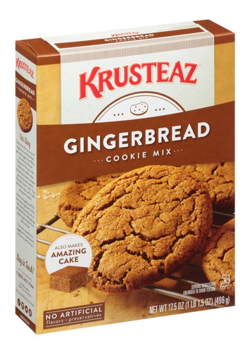 Krusteaz Gingerbread Cookie Mix Harina Galleta Jengibre Impo