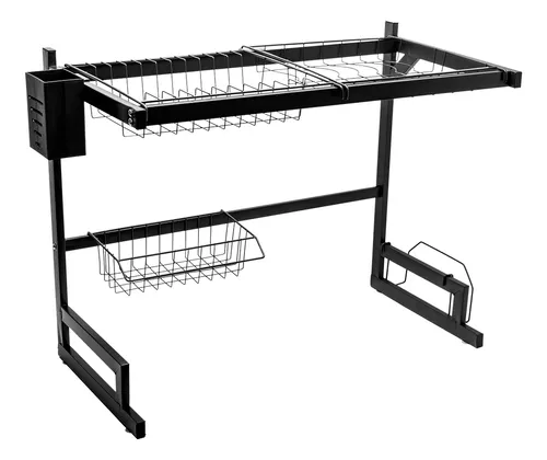 Escurridor Platos Secaplatos Acero Inoxidable Cocina 2 Pisos