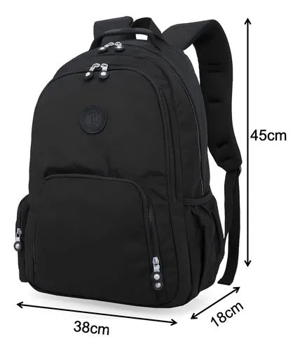 Mochila Impermeable hombre mujer Burke Tokyo Color Negro