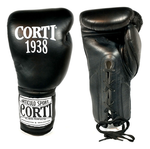 Guantes De Boxeo Corti 16 Oz Cuero Kickboxing Profesionales