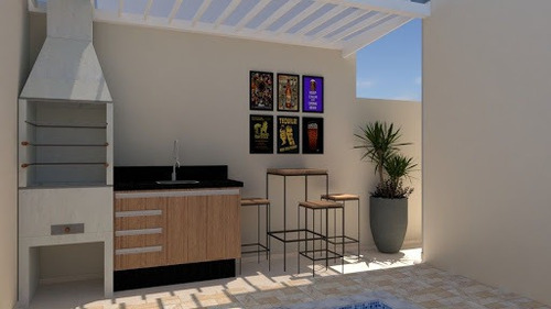 Imagem 18 de 19 de Casa Alto Padrão Lado Praia, Com Piscina Somente R$240 Mil Utilize Seu Fgts Whatsapp (13) 98174-2222 - Ca0806
