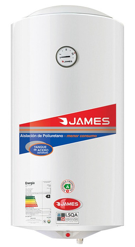 Termotanque James 60l Tanque De Acero Cilindrico Oferta!!! K