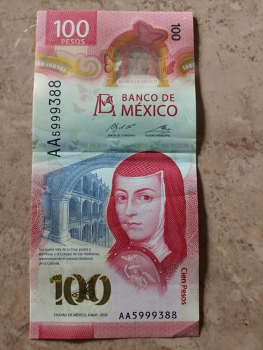 Billetes Serie Aa $100 Pesos M/n