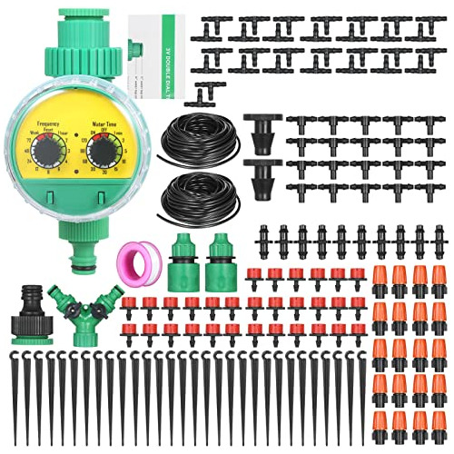 Kit De Riego Por Goteo Temporizador, Sistema De Riego D...